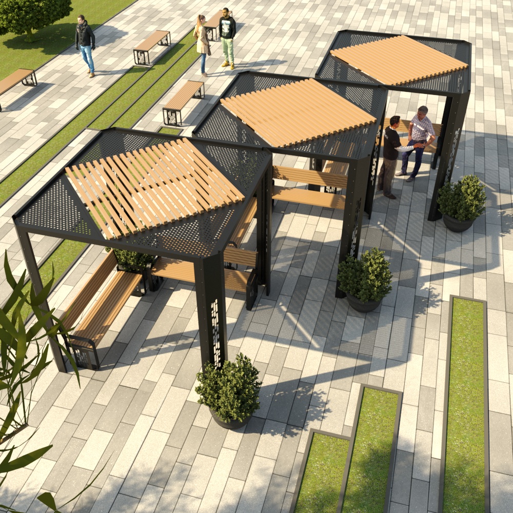 Навес "Акварель" Тип 2 - фото № 6